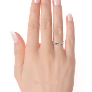 14K or blanc massif laboratoire de diamants de laboratoire créé diamant pleine éternité bague F couleur VS1 clarté pour la fabrication de bijoux - Product Image 3