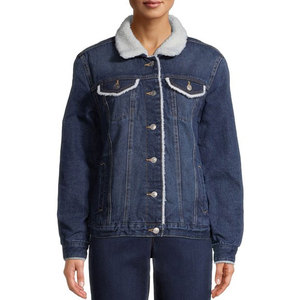 New Design Top Selling Premium Quality <b>Women</b> Jeans <b>Jacket</b> Solid Color Streetwear <b>Lightweight</b> <b>Women</b> Jeans <b>Jacket</b> - Product Image 2