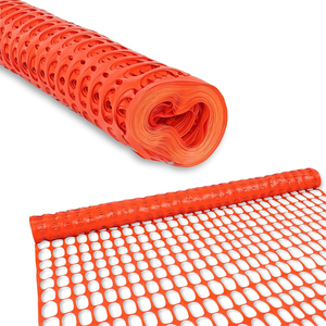 Naranja 1*50M PE Barrera DE SEGURIDAD Malla Redes de valla de plástico para sitio de construcción Seguridad Red de valla de seguridad de construcción de 50 metros - Product Image 1