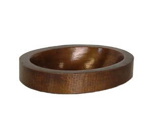 Bañera decorativa de baño de latón de diseño plano con bañera de baño independiente decorativa para el hogar chapada antigua - Product Image 5