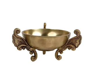 Diya de Latón de Calidad de Exportación, Diseño de Material Sólido para Decoración Festiva de Diwali, Diseño de Decoración del Hogar de la India - Product Image 5