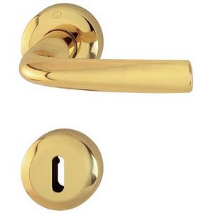 Cannes M1545/23KV/23KVS Rosette Lever Handle Set OB VK 8mm Brass F71 DIN EN 1906 Compliant for Blinds <b>Shades</b> & Shutters - Product Image 1