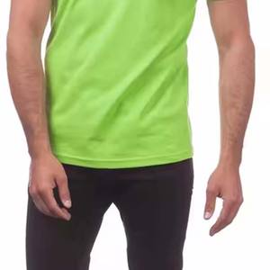 Camisetas de algodón 100% de peso pesado con logotipo estampado personalizado Camiseta de hombre de gran tamaño personalizada en blanco de alta calidad con colores únicos - Product Image 6