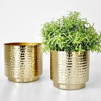 Pots de fleurs et jardinières en fer martelé, faits à la main, élégants, modernes et minimalistes, pour la décoration de la maison et du jardin - Vente chaude
