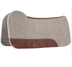 Almohadilla de Silla de Montar Occidental Premium para Caballo, Portátil y de Fieltro Premium, Diseño Clásico en Cuero - Product Image 1
