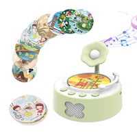 Meilleure boîte à histoires phonographique Montessori pour enfants, machine à histoires parlantes avec 1 an de garantie, outil d'apprentissage éducatif amusant