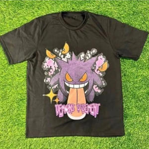 100% algodón de manga corta de talla grande DTG personalizado impreso Hip Hop Streetwear camisetas Oversize Vintage gráfico camiseta - Product Image 1