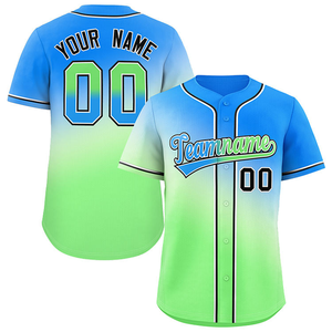 Vente en gros d'usine d'uniformes de jeunes de baseball pour hommes avec impression personnalisée maillot de baseball en maille à manches courtes pour hommes - Product Image 2
