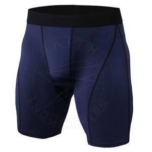 <b>Men's</b> Eco-Friendly Cotton Compression Workout <b>Shorts</b> with Comfortable <b>Elastic</b> <b>Waistband</b> Casual Style for Fitness Gym-Wholesale - Product Image 5