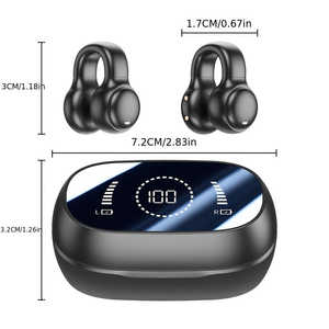 Écouteurs supra-auriculaires GENAI M47 à réduction de bruit active, compacts, sans fil, avec chargement USB-C, longue autonomie, faciles à transporter pour les utilisateurs actifs - Product Image 1