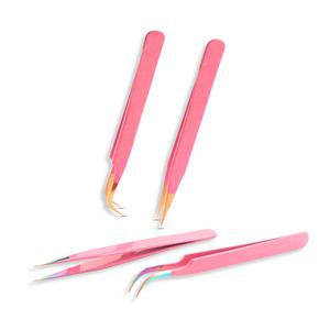 Fabricant et fournisseur de pinces d'extension de cils légères en acier inoxydable japonais - Product Image 1