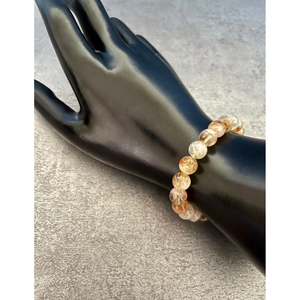 Citrine Stretch <b>Bracelet</b> Handmade 8mm Gemstone Jewelry Gift Bag Positive Energy <b>Healing</b> Prosperity Natural Citrine <b>Bracelet</b> - Product Image 2