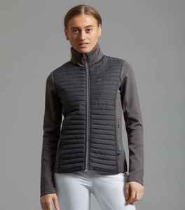 Chaqueta de equitación personalizada para mujer, larga, ecológica, ligera, cálida para invierno, transpirable, de tela elástica, para montar a caballo - Product Image 1