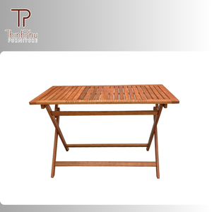 Acacia Meubles De Jardin Table Pliable pour Cuisine Villa Cour Hôtel Salle À Manger Loisirs Restaurant En Plein Air Use- VietNam - Product Image 3