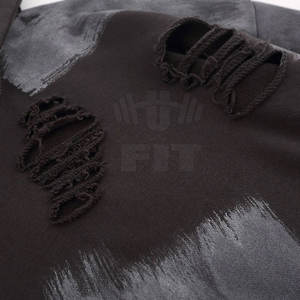 Sweats à capuche de grande taille pour hommes, molleton solide, respirant, écologique, bas quantité minimale de commande pas cher, vêtements d'hiver teints en plaine - Product Image 5