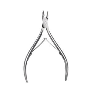 Gran venta al por mayor de fábrica, pinzas para cutículas a prueba de golpes, clavo profesional con mango de plástico de acero inoxidable - Product Image 1