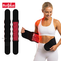 Ceinture de soutien lombaire sur mesure avec thérapie par lumière rouge, 105 LED, dispositif de thérapie par lumière rouge 660 nm et 850 nm, ceinture de taille du fabricant