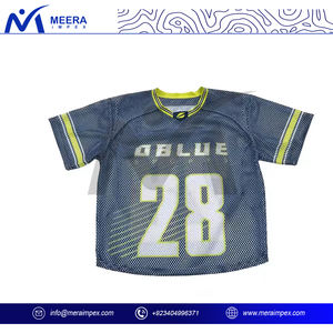 2025 maillot de football américain personnalisé uniformes de sublimation sur le thème des États-Unis manches courtes maille OEM de couleur entièrement personnalisable - Product Image 3