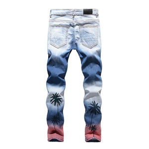 Jeans en denim à la mode pour hommes, jeans en denim en coton, jeans décontractés extensibles à la mode, jeans d'été à vendre, offre spéciale - Product Image 2