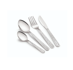 ชุดช้อนส้อมสเตนเลสมีด้ามจับดีไซน์เรียบง่ายสำหรับช้อนกาแฟและชา - Product Image 1