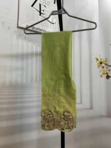 Designer Dames Salwar Kameez Fournisseur Indien Fantaisie Pur Imprimé Séquence Broderie Travail Fête Pakistanais Costume Prêt À Porter - Product Image 5