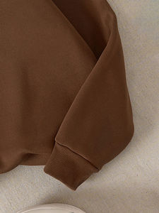 Sweat-shirt 100% coton personnalisé vierge pour homme polaire confortable avec impression de logo personnalisé pour l'hiver - Product Image 4