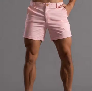 Short en maille à motif solide personnalisé Joggers écologiques pour vêtements de sport d'entraînement et de fitness - Product Image 5