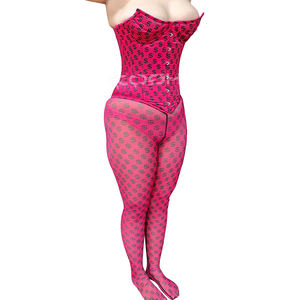 Ensemble corset et leggings personnalisé avec imprimé dollar rose |   Fournisseur de vêtements de mode pour femmes, tenue corset - Product Image 6