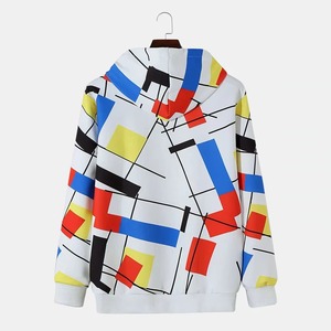 Sudadera con Capucha Cómoda y Suave de Algodón-Poliéster Impermeable para Hombre, Estilo Urbano, Otoño, Proveedor al por Mayor Personalizable - Product Image 2