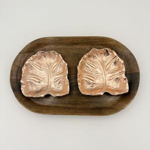 Bols à fruits secs en aluminium avec plateau, finition cuivre, logo et couleur personnalisés pour la maison, l'hôtel, le restaurant et les mariages - Product Image 6