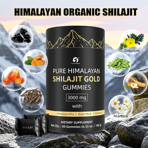 Gomitas de Shilajit Doradas de Marca Privada al por Mayor OEM con Ácido Fúlvico y Múltiples Minerales para Energía y Apoyo Inmunológico - Product Image 4