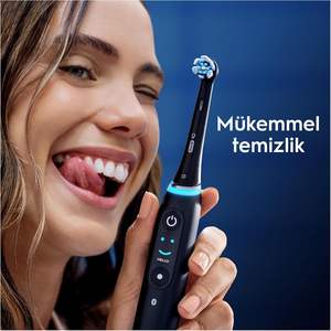 Têtes de rechange Oral-B Series iO Gentle Care Original, lot de 6 recharges blanches pour brosses à dents électriques Oral-B iOS - Product Image 5