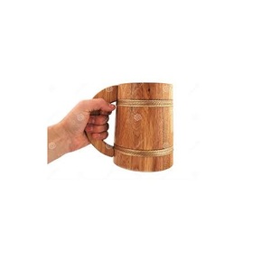 แก้วกาแฟไม้แท้ 100% คุณภาพเยี่ยม งานแฮนด์เมด ดีไซน์ใหม่ สำหรับใช้ในบ้าน ครัว งานแต่งงาน และงานปาร์ตี้ เหมาะสำหรับเสิร์ฟเบียร์ ไวน์ และเครื่องดื่มอื่นๆ - Product Image 1