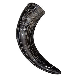 Corne de buffle artisanale de haute qualité Corne à boire médiévale Lot de gros disponible pour les fêtes et les occasions spéciales - Product Image 3