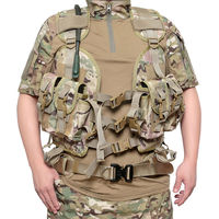 Gilet tactique de poitrine personnalisable, léger, camouflage, chasse, chargeurs 5.56/7.62, imperméable, couleur et logo personnalisés, plusieurs poches