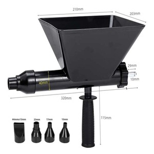 Pistolet de remplissage de mortier de ciment en acier de qualité industrielle, entièrement automatique, pour portes et fenêtres - Product Image 2