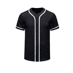 Customizable <b>Baseball</b> Jersey Men's Casual Sportswear Breathable Polyester Factory Price Cheap Plain Shirt <b>Baseball</b> Jersey - Product Image 4
