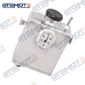 GTGMOTO Bouteille de réservoir d'expansion de liquide de refroidissement en aluminium pour <span class=keywords><strong>Can</strong></span>-<span class=keywords><strong>Am</strong></span> <span class=keywords><strong>Traxter</strong></span> Defender HD5 HD8 HD10 - Product Image 1