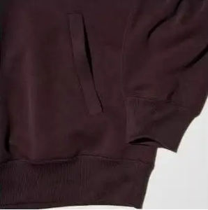 Sudadera con Capucha Extra Grande con Logotipo Oculto, Tono Exclusivo, Estilo Minimalista, Corte Holgado, Sudadera de Algodón con Textura Única de Baja Saturación - Product Image 3