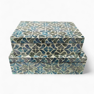 Caja de Joyería de Nácar Flexible al por Mayor OEM ODM, Caja de Almacenamiento con Incrustaciones de Concha Hecha a Mano, Proveedor de Vietnam para Hogares Modernos de Lujo - Product Image 6