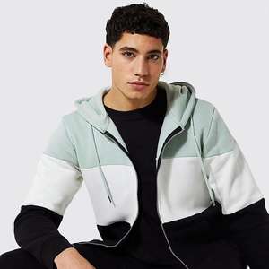 Sweat-shirt en coton zippé pour homme Jogger de sport avec fermeture éclair Vêtements de sport Survêtements - Product Image 4