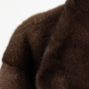 Abrigo de Piel Sintética de Visón para Mujer Profesional, Abrigo de Invierno de Lujo, Cálido y Esponjoso, Estilo de Alta Gama - Product Image 5