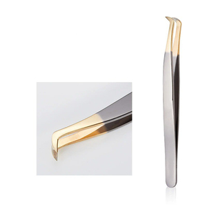 <b>Applicator</b> False Lashes Device OEM Hot Sale Cosmetic Makeup <b>Eyelash</b> Tweezers Multi-Functional Tweezes salon lash tweezer lash 65 - Product Image 2