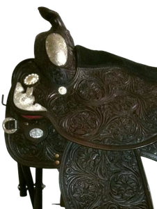 Asiento de caballo inglés occidental de carreras de diseñador Premium hecho a mano duradero cómodo cuero directo al por mayor para montar a caballo - Product Image 4