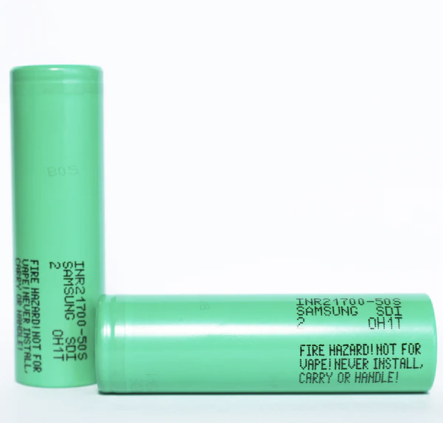 Hot Selling Rechargeable 21700 50S 3.6V 5000mAh Lithium Ion Cells 21700 25A Li-ion Batteries for Electric Tools and Flashlights