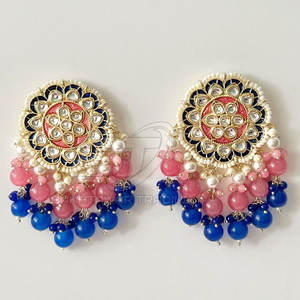 Pendientes de Botón para Mujer, Antialérgicos, Personalizados, Minimalistas, Chapados en Oro, Joyería de Acero Inoxidable - Product Image 1