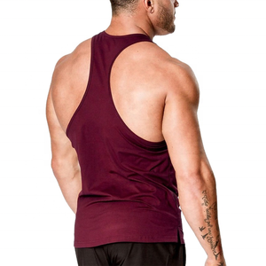 Nuevas llegadas personalizadas 5XL 10 colores lisos acanalados camisetas sin mangas de talla grande gimnasio Fitness Top tanques para hombres hechos en fábrica - Product Image 5