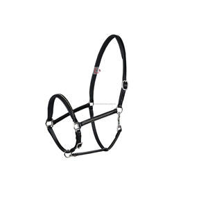 Cabestro de caballo de cuero marrón oscuro de primera calidad de la mejor calidad con ajuste de directo del fabricante estilo de sillín inglés - Product Image 4