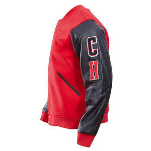 Winter Breathable <b>Varsity</b> <b>Jackets</b> Hot Selling Custom Cool Style Fleece Baseball Bomber Leather for Men Casual <b>Varsity</b> <b>Jackets</b> - Product Image 5