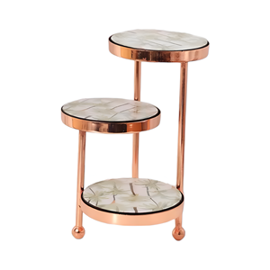 Venta caliente de metal redondo de 3 niveles para la decoración del banquete de boda en precio al por mayor - Product Image 1